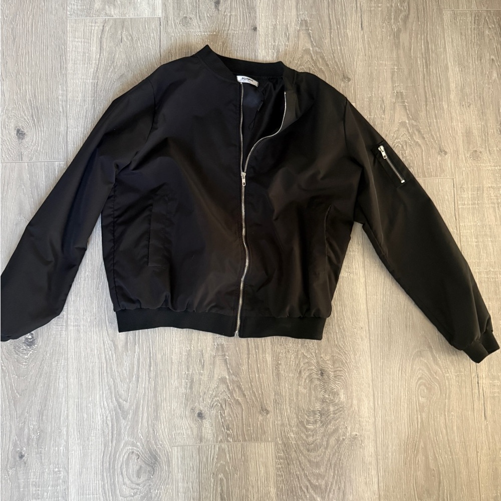 Black Bomber Jacket